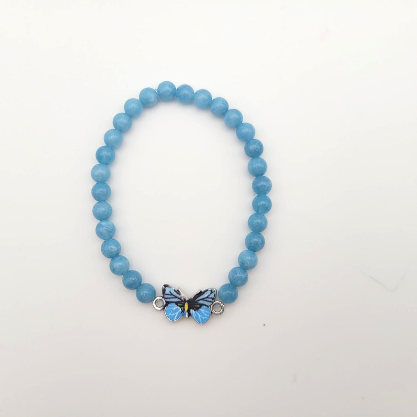 Bracelet Aigue-Marine papillon